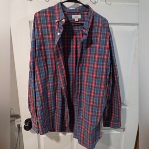 Croft & Barrow Multicolor Plaid Button Down Shirt